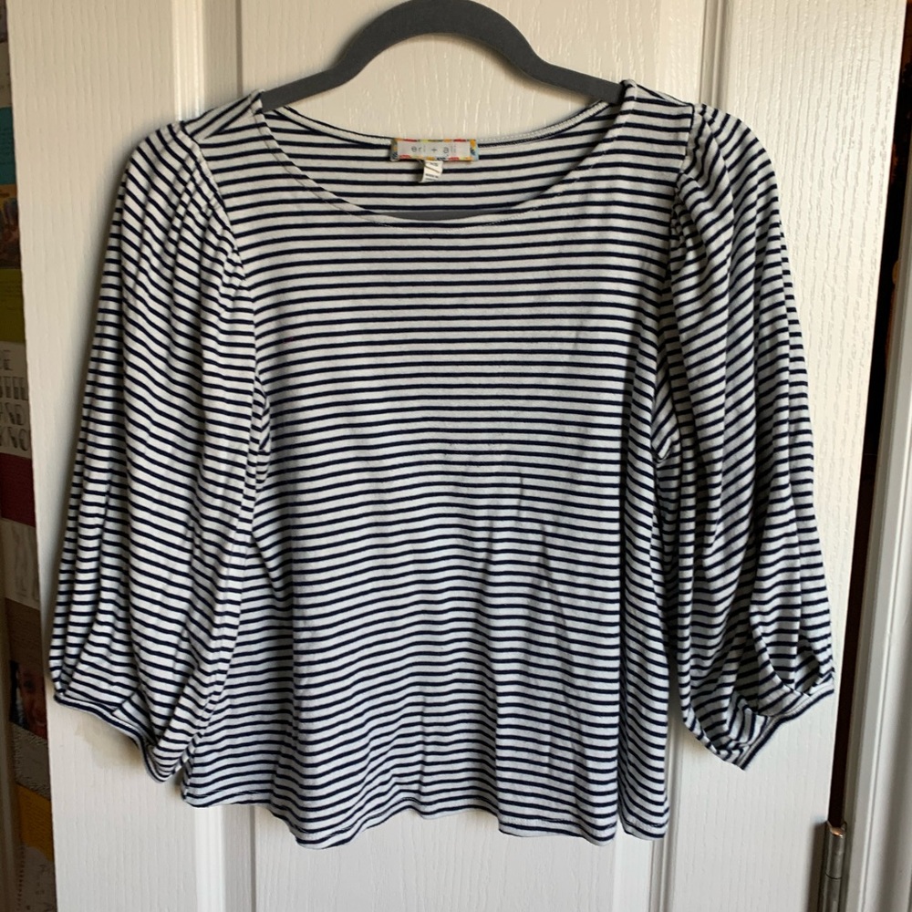 Striped Anthropologie top
